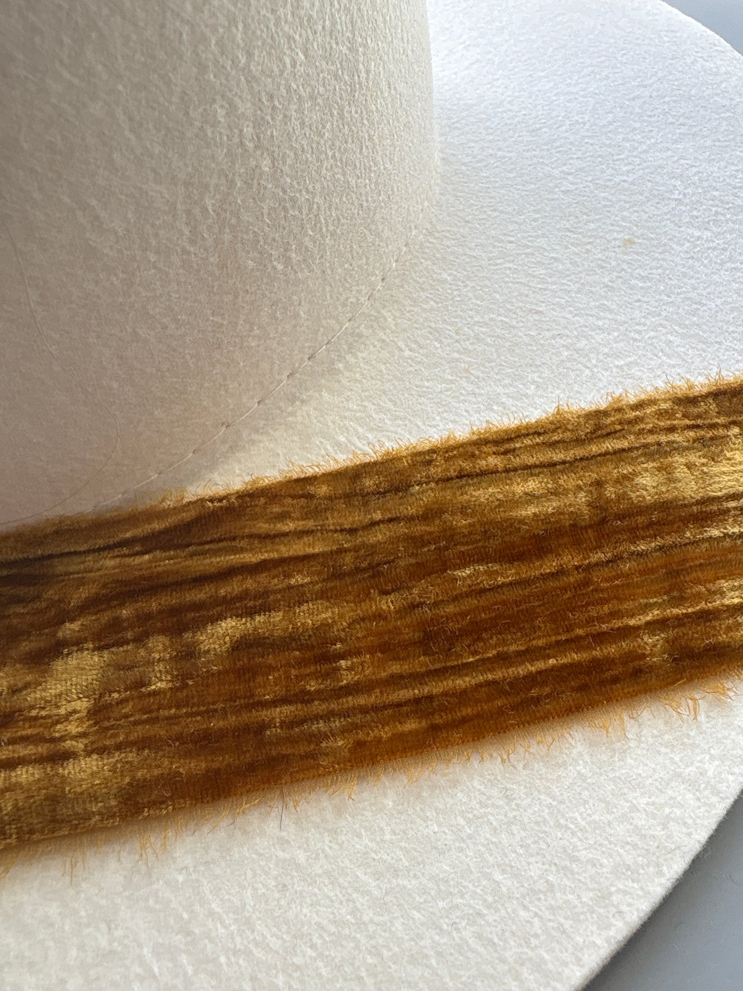 2 Inch Frayed Edge Velvet Silk Ribbon
